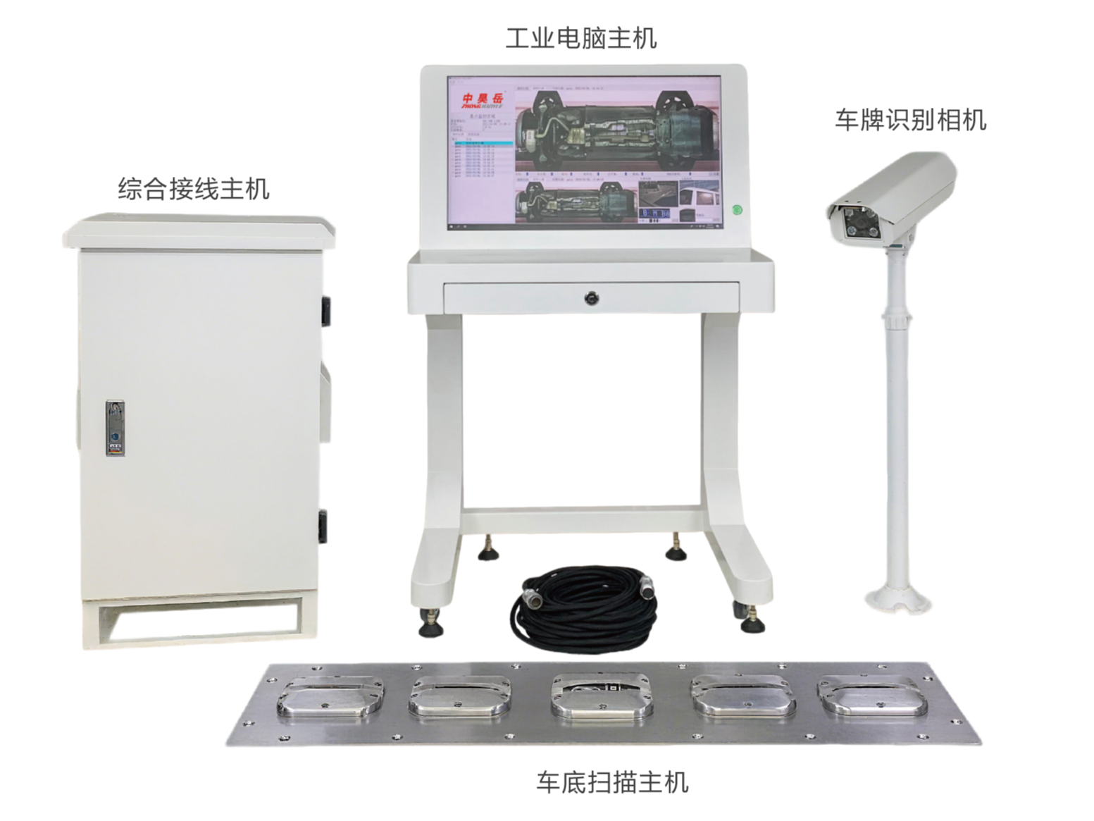 固定式车底扫描系统